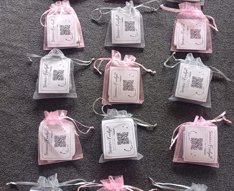 Festival event QR cards and keepsakes
